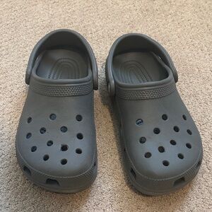 Grey Crocs